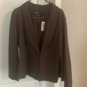 NWT Torrid Brown Peplum Blazer